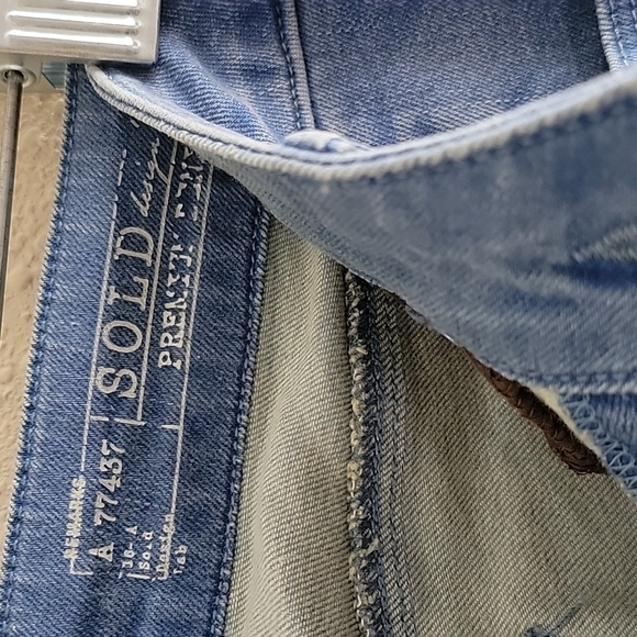 Skinny Mid Rise Blue Jeans - Picture 5 of 7